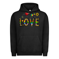 Pigment Black love is love Urban Hoodie - CowhideDigitalArt