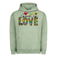 Pigment Oil Green love is love Urban Hoodie - CowhideDigitalArt