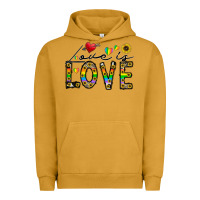 Pigment Peanut Butter love is love Urban Hoodie - CowhideDigitalArt