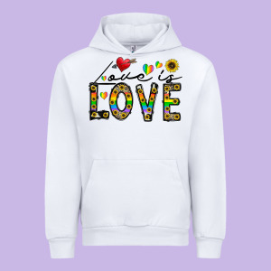 Love Is Love Urban Hoodie Designed By Cowhidedigitalart