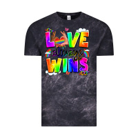 Cloud Black love always wins Vintage Tee - LillyAllenDesigns