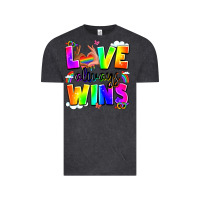 Vintage Black love always wins Vintage Tee - LillyAllenDesigns