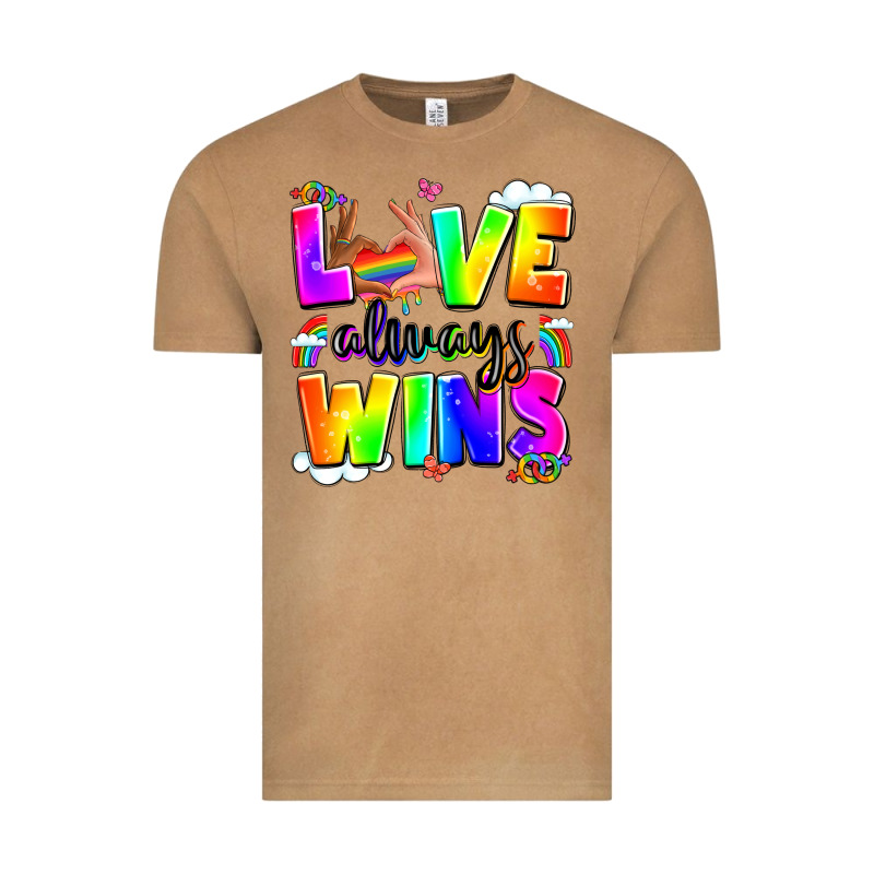 Love Always Wins Vintage Tee by LillyAllenDesigns | Teevron