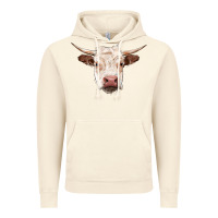 Vintage Artic hereford cow head Vintage Hoodie - RanaPortraitStore
