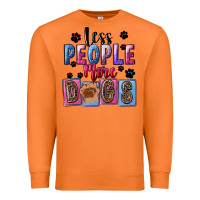 Carrot less people more dogs Premium Sweatshirt - FaDigitalArtStudio