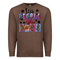 Chestnut less people more dogs Premium Sweatshirt - FaDigitalArtStudio