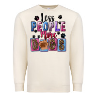 Sandshell less people more dogs Premium Sweatshirt - FaDigitalArtStudio