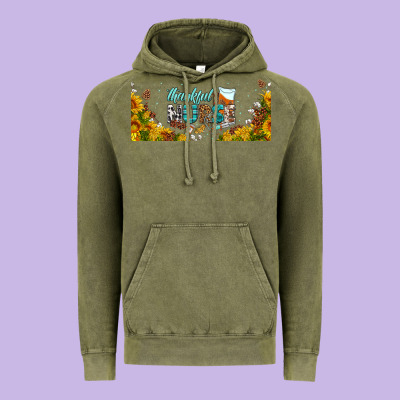 Thankful Nurse Fall Libbey Glass Vintage Hoodie Designed By Bundleandbundleshop