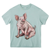 Arona american yorkshire pig Heavy Core Tee - LillyAllenDesigns