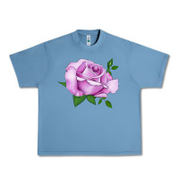 Pebble Blue Life's Little Pleasures Rose Urban Heavy Tee - LillyAllenDesigns