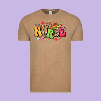 Mexican Spanish Nurse Vintage Tee Designed By Lillyallendesigns