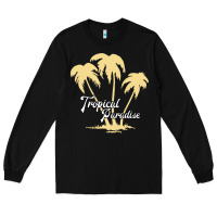 Black Tropical Paradise Long Sleeve Tee - Bettercallsaul
