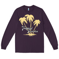Plum Tropical Paradise Long Sleeve Tee - Bettercallsaul