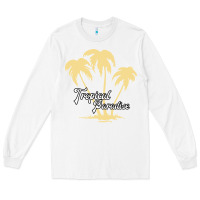 White Tropical Paradise Long Sleeve Tee - Bettercallsaul