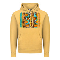 Vintage Mustard fall pumpkin brushstroke Vintage Hoodie - BundleAndBundleShop