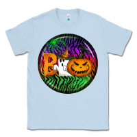 Dusty Blue halloween round earrings 3 Classic Tee - BundleAndBundleShop