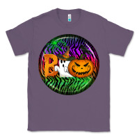 Lavender halloween round earrings 3 Classic Tee - BundleAndBundleShop