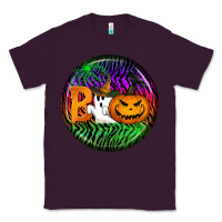 Plum halloween round earrings 3 Classic Tee - BundleAndBundleShop