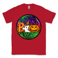 Red halloween round earrings 3 Classic Tee - BundleAndBundleShop