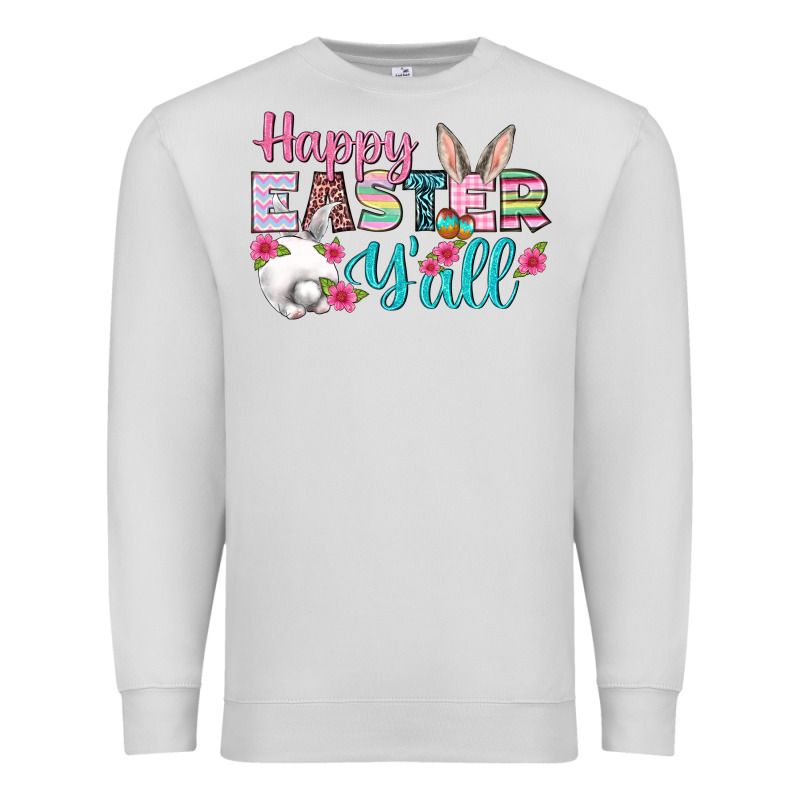 Happy Easter Y'all Premium Sweatshirt by BundleAndBundleShop | Teevron