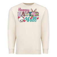 Sandshell Happy Easter Y'all Premium Sweatshirt - BundleAndBundleShop