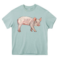 Arona american yorkshire pig  baby Heavy Core Tee - LillyAllenDesigns