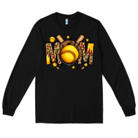 Black softball mom Long Sleeve Tee - Jasminsmagicworld