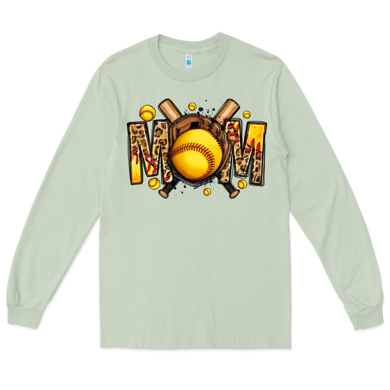Softball Mom Long Sleeve Tee by Jasminsmagicworld | Teevron