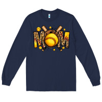 Navy softball mom Long Sleeve Tee - Jasminsmagicworld