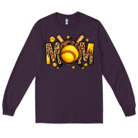 Plum softball mom Long Sleeve Tee - Jasminsmagicworld
