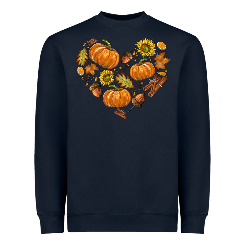 Fall Heart Heavyweight Sweatshirt by texasbilliewilder | Teevron