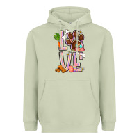Matcha Tie dye easter love dog paw Heavyweight Hoodie - BundleAndBundleShop
