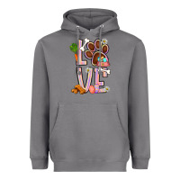 Storm Tie dye easter love dog paw Heavyweight Hoodie - BundleAndBundleShop