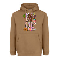 Toasted Coconut Tie dye easter love dog paw Heavyweight Hoodie - BundleAndBundleShop