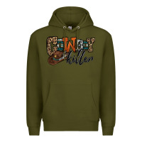 Army Green cowboy killer Premium Hoodie - OliviaCreatesArt