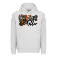 Dove Grey cowboy killer Premium Hoodie - OliviaCreatesArt