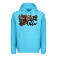 Ocean Blue cowboy killer Premium Hoodie - OliviaCreatesArt