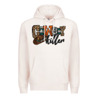 Pale Pink cowboy killer Premium Hoodie - OliviaCreatesArt