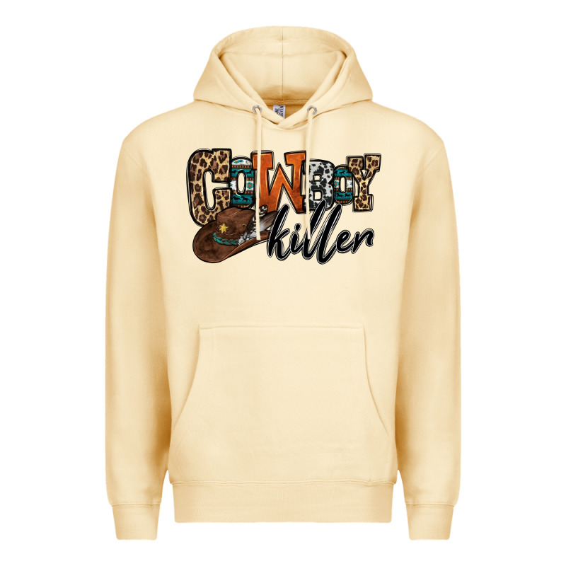Cowboy Killer Premium Hoodie by OliviaCreatesArt | Teevron