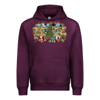 Mauve Wine peace Urban Hoodie - SublimationCraftShop