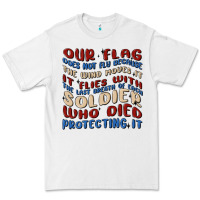White our flag Premium Tee - MaliasSmallBusiness