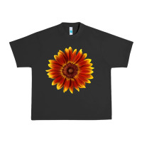 Pigment Black Little Becka Sunflower Urban Heavy Tee - LillyAllenDesigns
