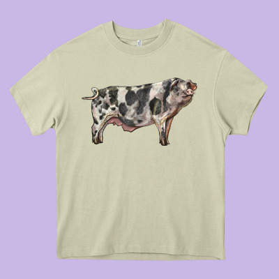 Spotted Pig Heavy Core Tee Designed By Lillyallendesigns