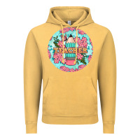 Vintage Mustard teacher floral pencil round earring Vintage Hoodie - BundleAndBundleShop