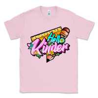 Bubblegum Pink hello kinder Classic Tee - JahusDesignShop