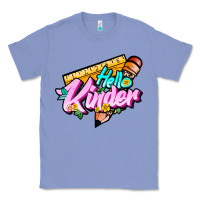 Colony Blue hello kinder Classic Tee - JahusDesignShop
