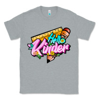 Heather Grey hello kinder Classic Tee - JahusDesignShop