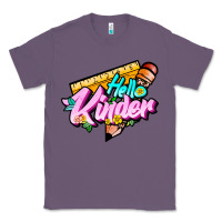 Lavender hello kinder Classic Tee - JahusDesignShop