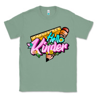 Sage hello kinder Classic Tee - JahusDesignShop