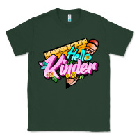 Sports Green hello kinder Classic Tee - JahusDesignShop